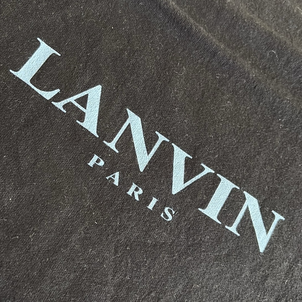 Authentic Lanvin Paris Black Drawstring Dust Bag - image 2